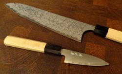 Masakage Shimo Gyuto and Ikeda Migaki Petty 2.jpg